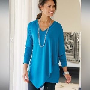 Soft surrounding plus size Madeline top
